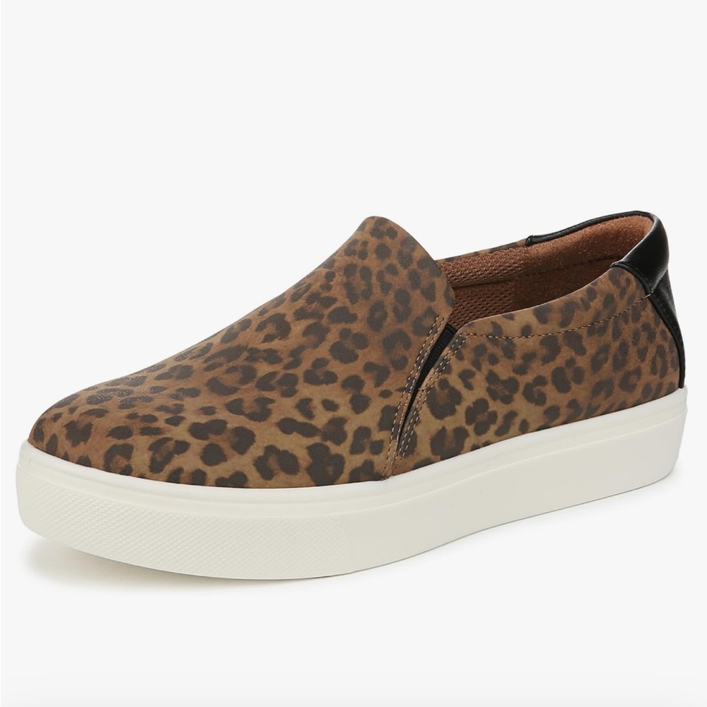 Dr. Scholl's Leopard Print Slip-On Sneakers - Picture 2 of 4